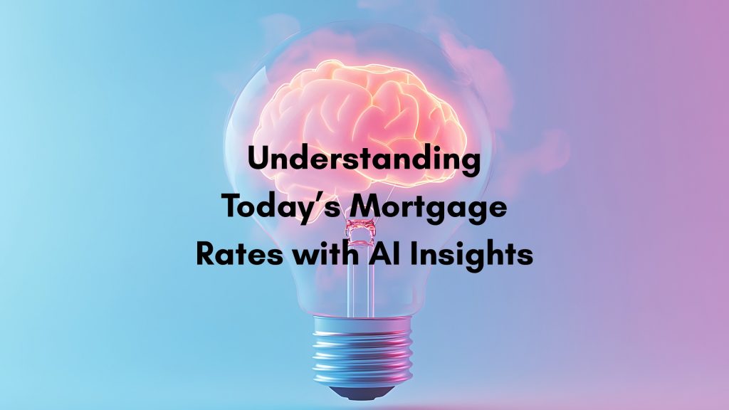 Homebuyer reviewing AI-powered mortgage rate insights and trends at DivorceMortgageExpert.com.